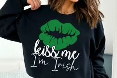 Kiss Me I'm Irish SVG | St Patricks Day SVG | Cut Files Product Image 1