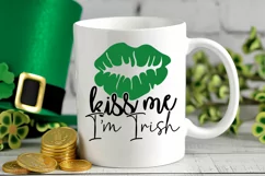 Kiss Me I'm Irish SVG | St Patricks Day SVG | Cut Files Product Image 3