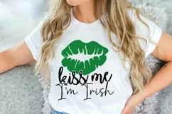 Kiss Me I'm Irish SVG | St Patricks Day SVG | Cut Files Product Image 4