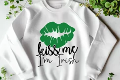 Kiss Me I'm Irish SVG | St Patricks Day SVG | Cut Files Product Image 2