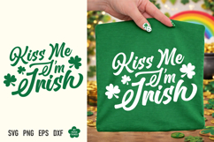 This St Patricks day Kiss Me Im Irish svg png is great for creating wonderful T-shirts, hoodies, tote bags, mugs, tumblers, decorations, stickers