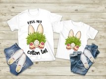 Kiss my Cotton Tail Sublimation | Funny Easter Bunny Print Product Image 5