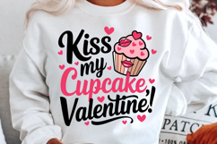 Kiss My Cupcake Sublimation PNG Design Product Image 2