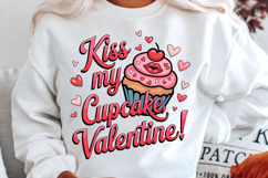 Kiss My Cupcake Sublimation PNG Design Product Image 2