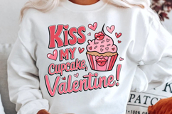 Kiss My Cupcake Sublimation PNG Design Product Image 2