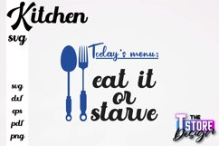 Kitchen Quotes SVG Design| Quotes SVG Design | SVG File Product Image 1