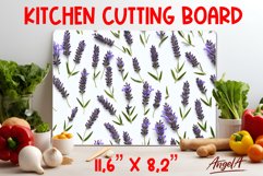 Kitchen cutting board, wall decor / lavender flower png Product Image 1