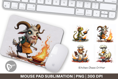 Mouse Pad Kitchen Chaos Critter Product Image 1