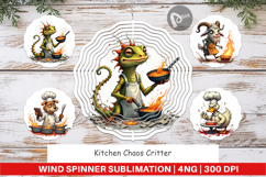 Wind Spinner Kitchen Chaos Critter Product Image 1