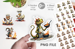 Kitchen Chaos Critter Sticker Product Image 1
