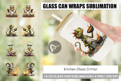 Glass Can Kitchen Chaos Critter Product Image 1