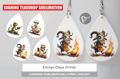 Earring Kitchen Chaos Critter Product Image 1