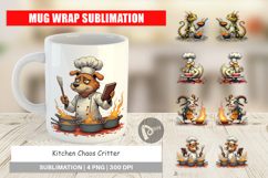 Mug Wrap Kitchen Chaos Critter Product Image 1