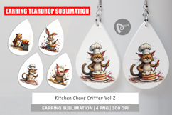Earring Kitchen Chaos Critter Product Image 1