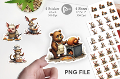 Kitchen Chaos Critter Sticker Product Image 1