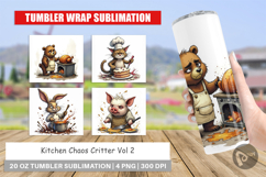 Tumbler Kitchen Chaos Critter Product Image 1