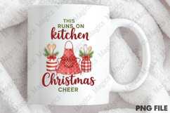 Kitchen Christmas Cheer Quote PNG Product Image 4