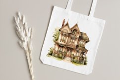 Vintage Houses Sublimation Clipart Bundle - 20 Designs Product Image 6