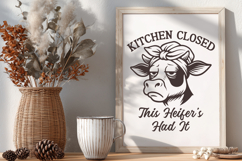 Funny Cow SVG PNG Bundle - 15 Farm Animal Sassy Designs Product Image 8