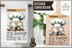 Kitchen conversion |Cutting Board| Kitchen towel sublimation Product Image 1