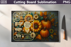 Kitchen Conversion Cutting Board | Thanksgiving Sublimation Product Image 2