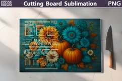 Kitchen Conversion Cutting Board | Thanksgiving Sublimation Product Image 3
