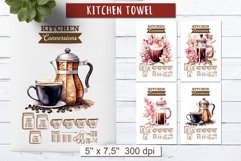 Kitchen conversion Coffee lover towel sublimation