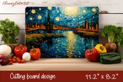 Paint Van Goghs CUTTING BOARD DESIGN Product Image 1