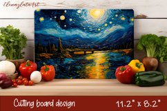 Paint Van Goghs CUTTING BOARD DESIGN Product Image 1