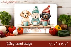 Funny Dog cutting board sublimation, Funny Dog sublimation Product Image 1