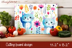 Funny Cats cutting board sublimation, Funny cats sublimation Product Image 1