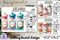 Kitchen Cutting Board , Spices and Herbs PNG Product Image 1