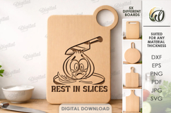 Kitchen Cutting Board Engravings Bundle Lasercut.Kitchen SVG Product Image 7
