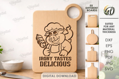 Kitchen Cutting Board Engravings Bundle Lasercut.Kitchen SVG Product Image 8