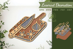 Kitchen Cutting Board Lasercut Decoration SVG Product Image 1
