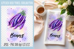 Beans PNG| Kitchen Dish Towel Sublimation Product Image 1