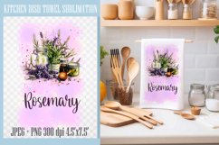 Kitchen Dish Towel Sublimation Designs PNG l JPEG Product Image 2