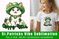 St Patrick's T-Shirt Design PNG| T-Shirt Sublimation Product Image 1