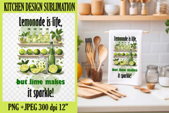Funny Quotes Kitchen Towel Sublimation Design PNG Product Image 1