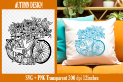 AUTUMN Sunflowers SVG/PNG Product Image 1