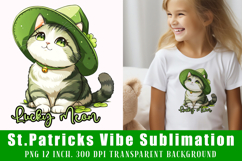St Patrick's T-Shirt Design PNG| T-Shirt Sublimation Product Image 1