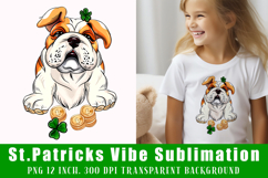 St Patrick's T-Shirt Design PNG| T-Shirt Sublimation Product Image 1