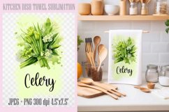Kitchen Dish Towel Sublimation Designs PNG l JPEG Product Image 3