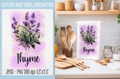 Kitchen Dish Towel Sublimation Designs PNG l JPEG Product Image 2