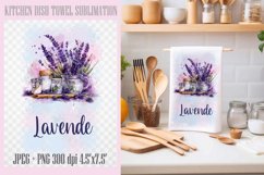 Kitchen Dish Towel Sublimation Designs PNG l JPEG Product Image 3