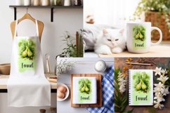 Kitchen Dish Towel Sublimation Designs PNG l JPEG Product Image 7