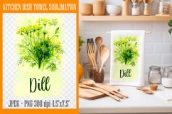 Kitchen Dish Towel Sublimation Designs PNG l JPEG Product Image 7