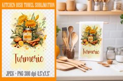 Kitchen Dish Towel Sublimation Designs PNG l JPEG Product Image 2