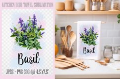 Kitchen Dish Towel Sublimation Designs PNG l JPEG Product Image 3