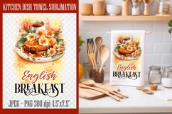 Kitchen Dish Towel Sublimation Designs PNG l JPEG Product Image 6